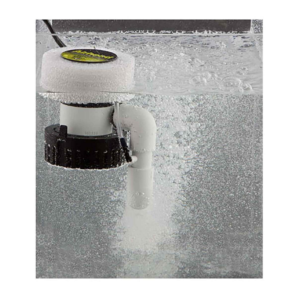 Marine Metal Floating Airhead Livewell Pump - White/Black Marine Metal Floating Airhead Livewell Pump - White/Black