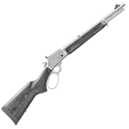 Marlin 1894 Trapper 10mm Auto Matte Stainless/Black Laminate Lever Action Rifle – 16.1in – Black