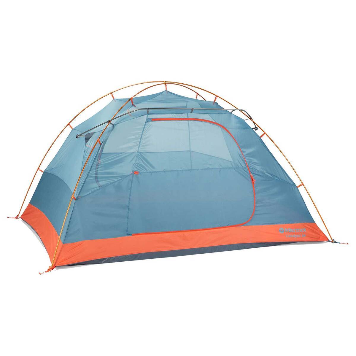 Marmot Catalyst 2-Person Camping Tent - Red Sun/Cascade Blue - Red Sun/Cascade Blue Marmot Catalyst 2-Person Camping Tent - Red Sun/Cascade Blue - Red Sun/Cascade Blue