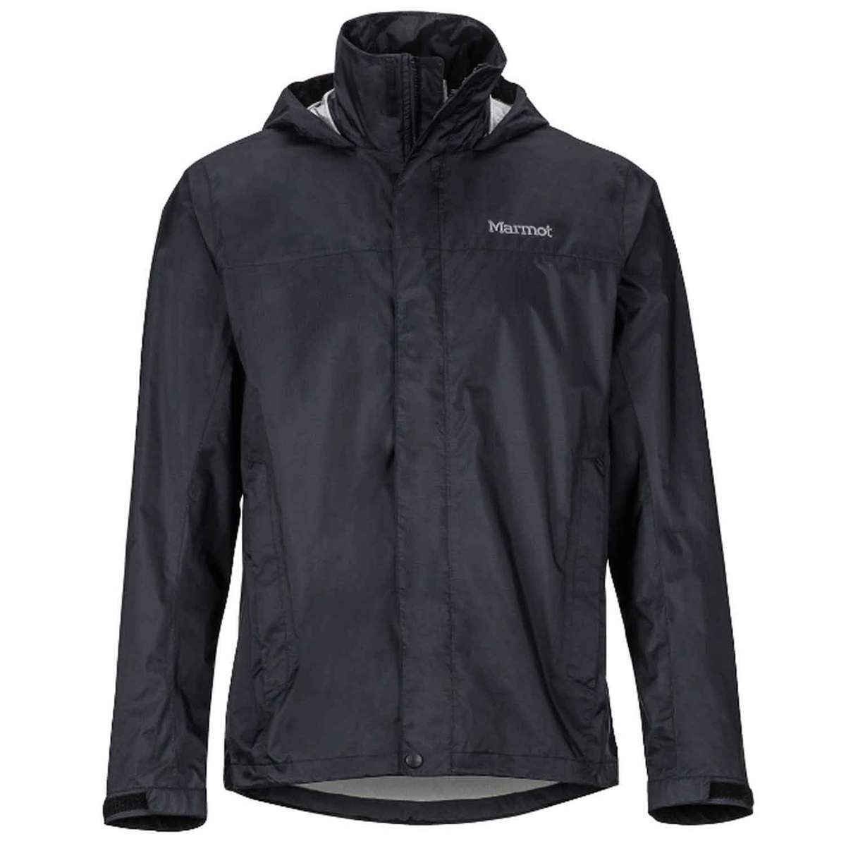 Marmot Men's PreCip Eco Waterproof Packable Rain Jacket - Black - XL ...