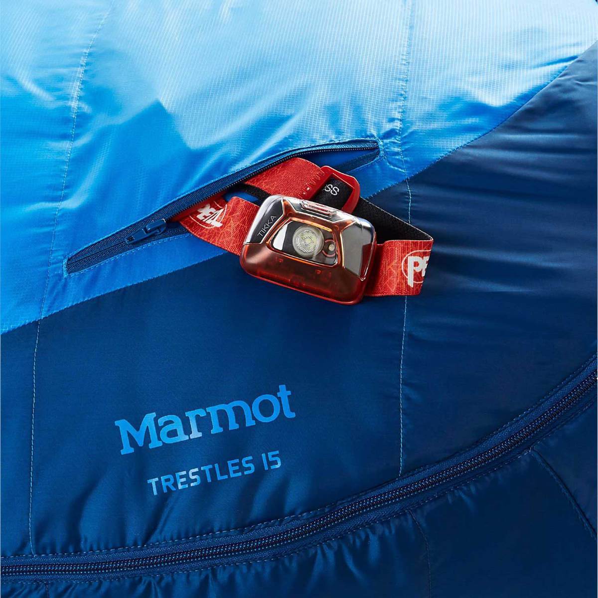 Marmot Trestles 15 Degree Regular Mummy Sleeping Bag - Cobalt Blue/Blue Night - Cobalt Blue/Blue Night Regular Marmot Trestles 15 Degree Regular Mummy Sleeping Bag - Cobalt Blue/Blue Night - Cobalt Blue/Blue Night Regular