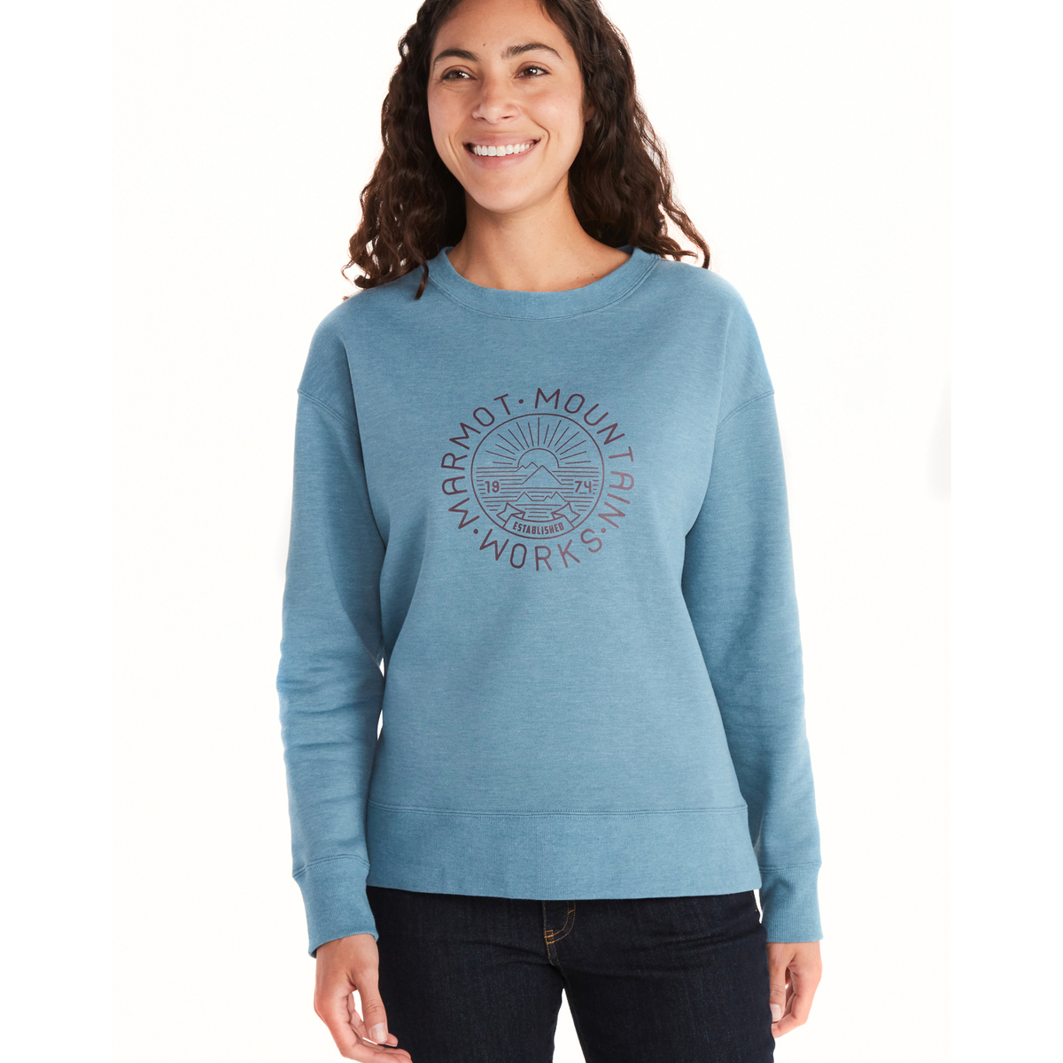 Marmot Women's Mountain Works Crew-Neck Sweatshirt Marmot Women's Mountain Works Crew-Neck Sweatshirt