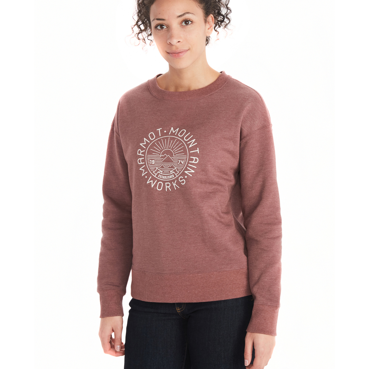 Marmot Women's Mountain Works Crew-Neck Sweatshirt Marmot Women's Mountain Works Crew-Neck Sweatshirt