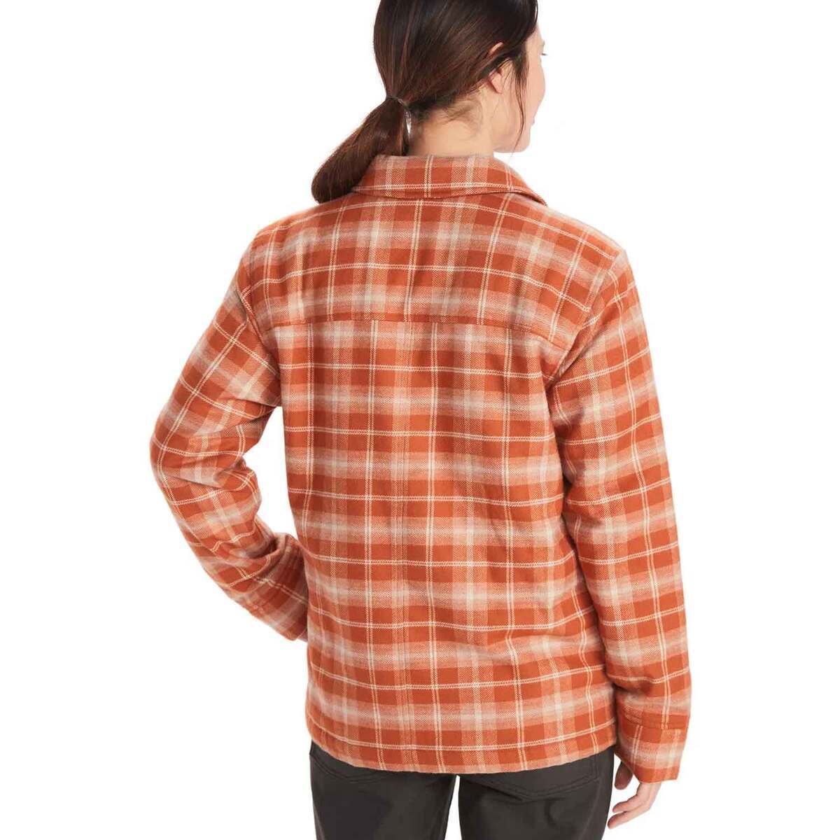 Marmot Women's Ridgefield Sherpa-Lined Flannel Shirt Jacket Marmot Women's Ridgefield Sherpa-Lined Flannel Shirt Jacket