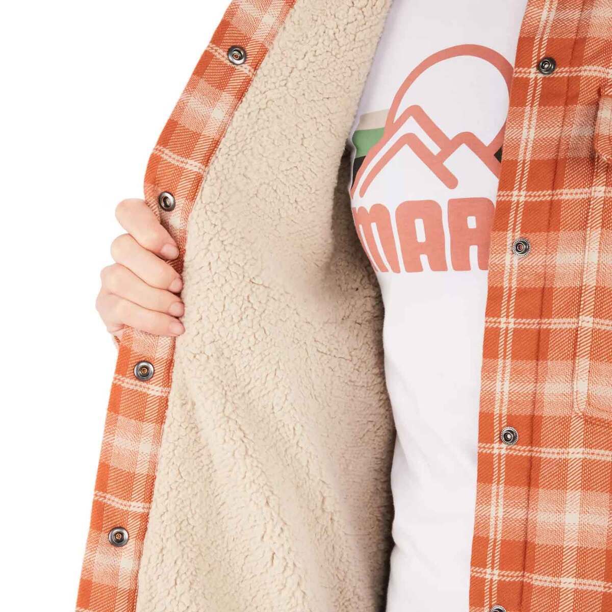 Marmot Women's Ridgefield Sherpa-Lined Flannel Shirt Jacket Marmot Women's Ridgefield Sherpa-Lined Flannel Shirt Jacket