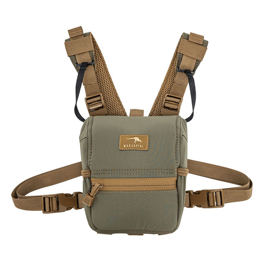 Marsupial Enclosed Binocular Chest Pack – Medium – Ranger Green M