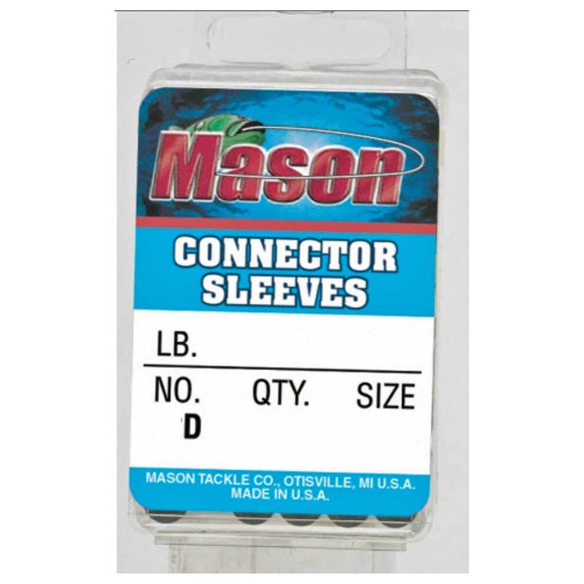 Mason Double Connector Sleeve Leader Accessory - 36pk - Black Mason Double Connector Sleeve Leader Accessory - 36pk - Black