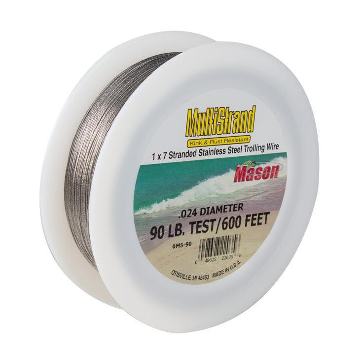 Mason NYLOSTRAND Bright 24 Fishing Leaders, 60 Lb., 3 Count Mason NYLOSTRAND Bright 24 Fishing Leaders, 60 Lb., 3 Count