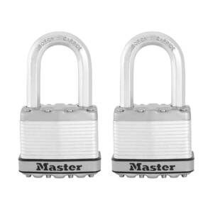 Master Lock 2 inch Wide Magnum Padlock -2 Pack