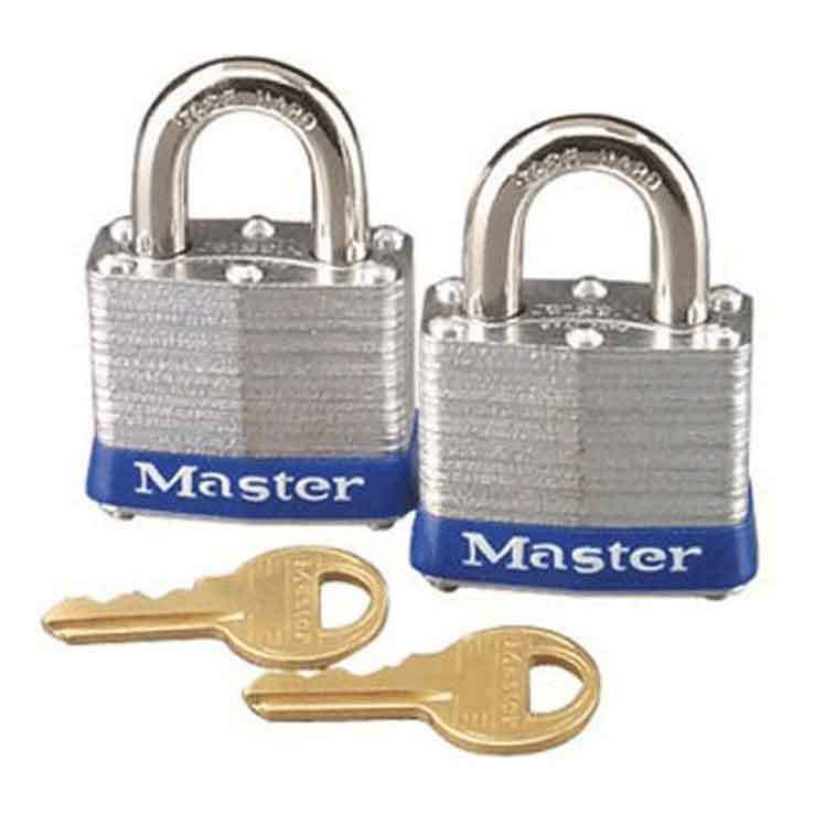 Master Lock No. 3 Key Padlock 2 Pack Master Lock No. 3 Key Padlock 2 Pack