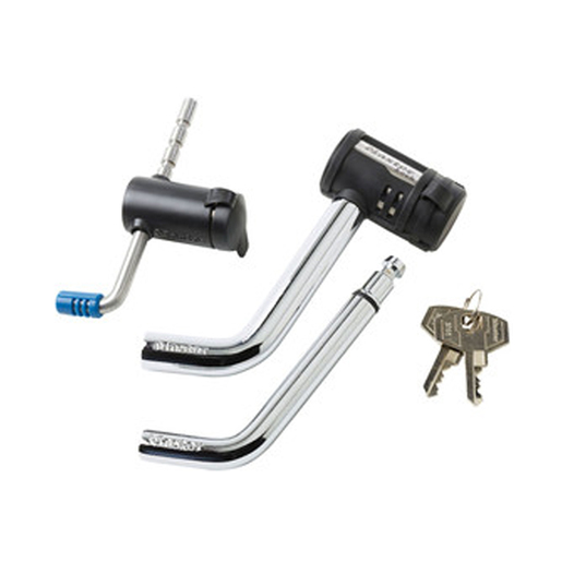 Master Lock Stainless Steel Adjustable Coupler Latch Lock - Stainless Steel - Master Lock