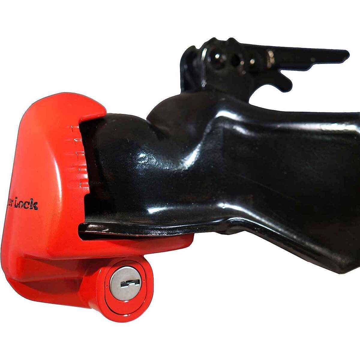 Master Lock Trailer Coupler Lock - Red Master Lock Trailer Coupler Lock - Red