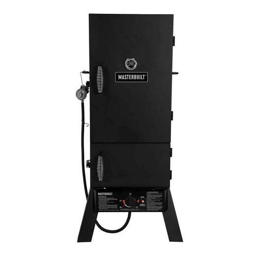 Masterbuilt Two Door 30-inch Propane Smoker - Black