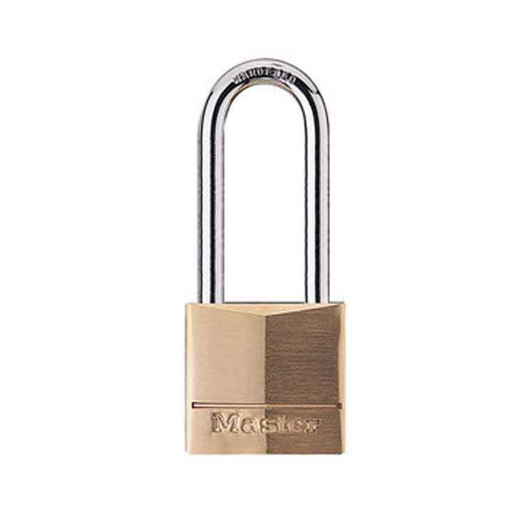 Padlock One Inch Masterlock 1 9/16 inch Wide Solid Brass Body Padlock with 2 inch ...