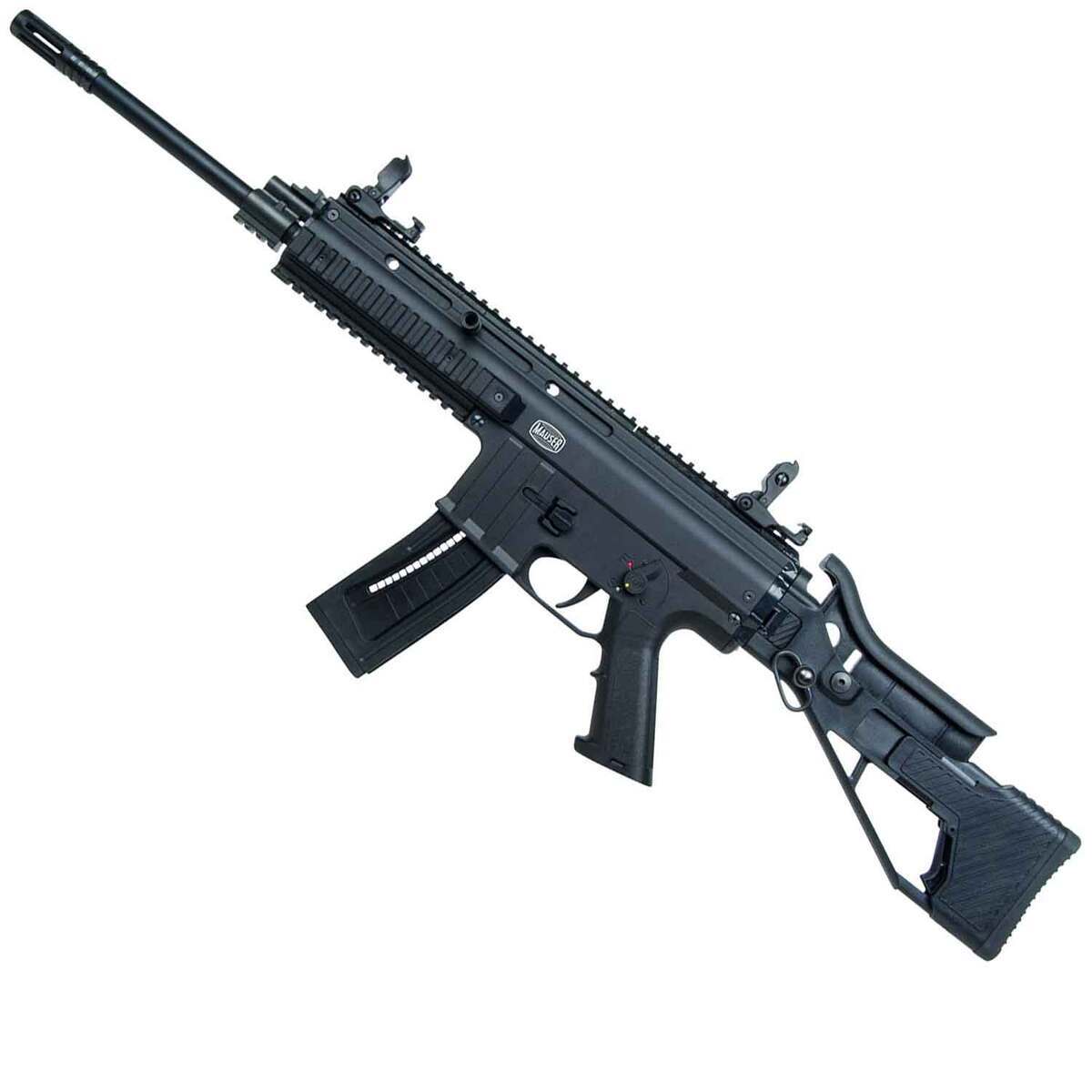 Mauser M-15 22 Long Rifle 16.5in Black Semi Automatic Modern Sporting Rifle - 10+1 Rounds - Black Mauser M-15 22 Long Rifle 16.5in Black Semi Automatic Modern Sporting Rifle - 10+1 Rounds - Black