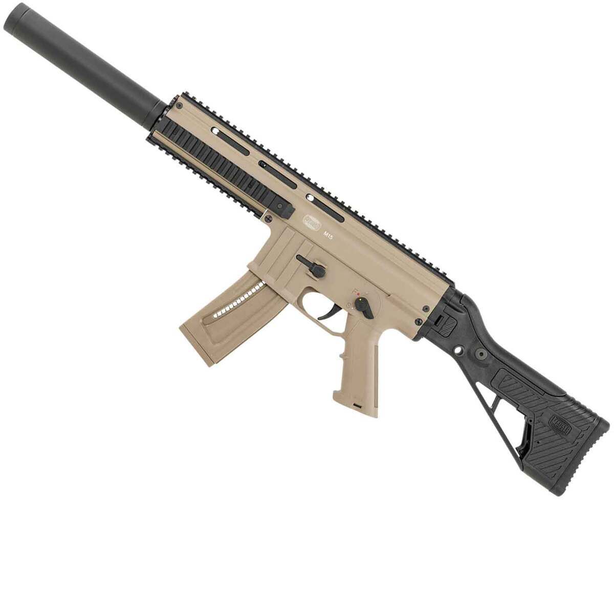 Mauser M-15 22 Long Rifle 16.5in Tan Semi Automatic Modern Sporting Rifle - 22+1 Rounds - Tan Mauser M-15 22 Long Rifle 16.5in Tan Semi Automatic Modern Sporting Rifle - 22+1 Rounds - Tan