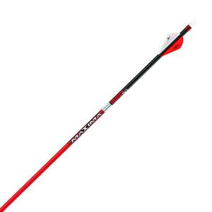 Maxima Carbon Express Red 350 spine Arrows - 6 Pack
