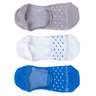 Columbia Women's Dottie Liner Casual Socks 3 Pack - White/Blue/Gray - M - Blue/White/Gray M