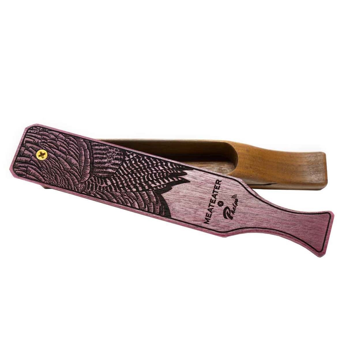 MeatEater Purple Heart Over Walnut Box Call - Brown MeatEater Purple Heart Over Walnut Box Call - Brown