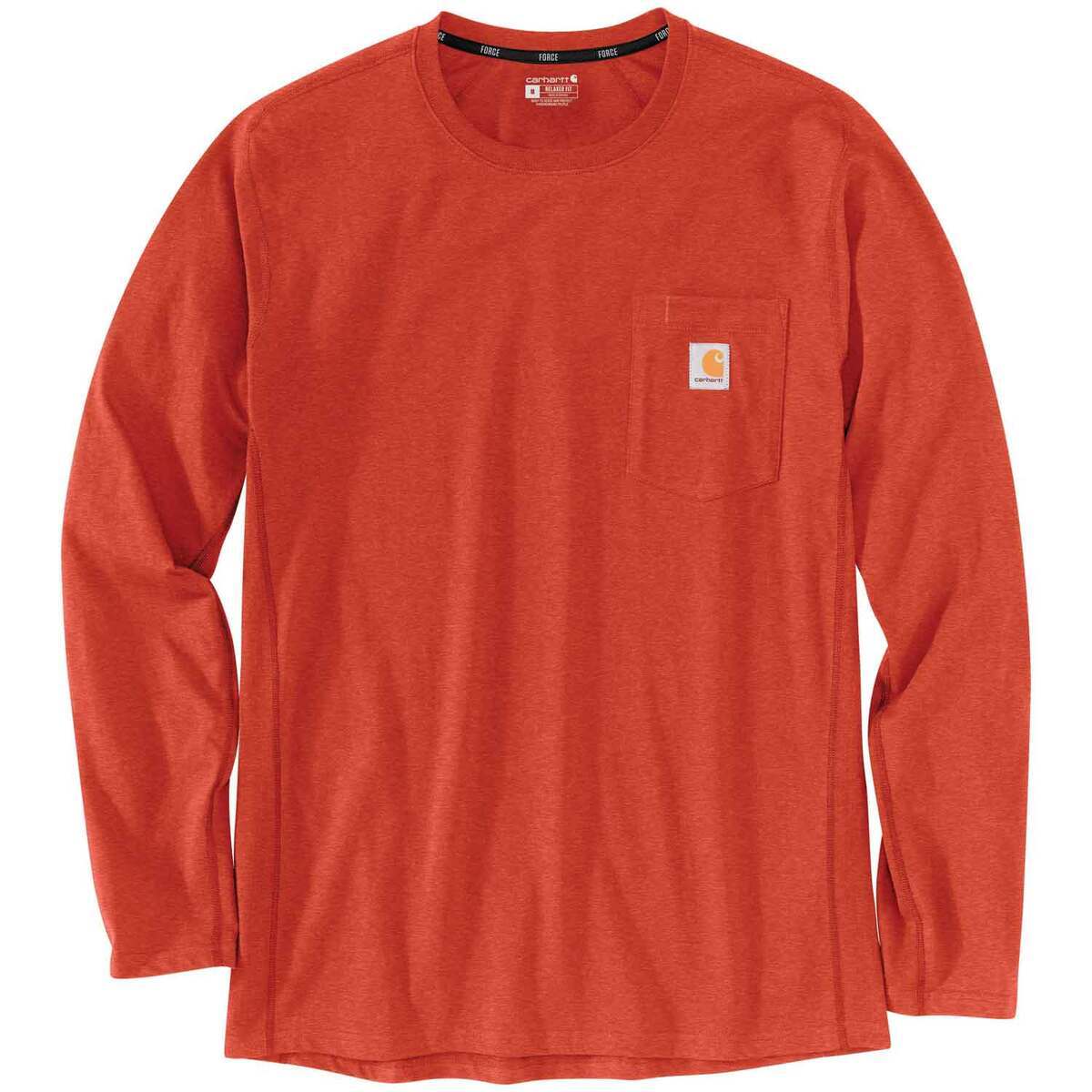 Carhartt Men's Force Relaxed Fit Midweight Long Sleeve Work Shirt Carhartt Men's Force Relaxed Fit Midweight Long Sleeve Work Shirt