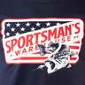 Sportsman's Warehouse Men's USA Short Sleeve Casual Shirt - Navy  - M - Navy M