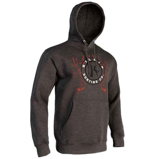 Killik Men's Hunting Co Casual Hoodie - Gray S