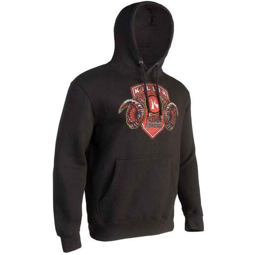 Killik Men's Topo Graphic Casual Hoodie - Black S