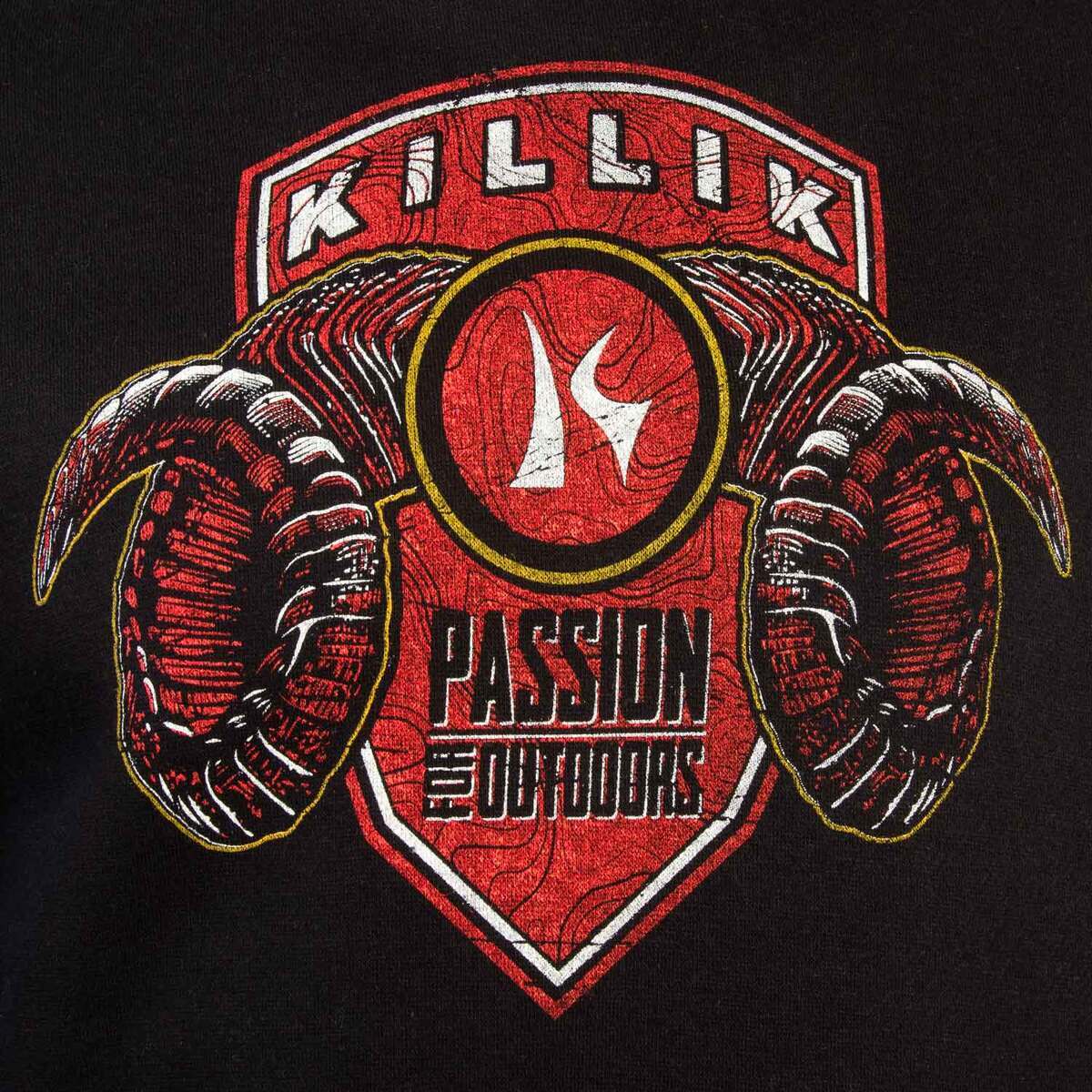 Killik Men's Topo Graphic Casual Hoodie Killik Men's Topo Graphic Casual Hoodie