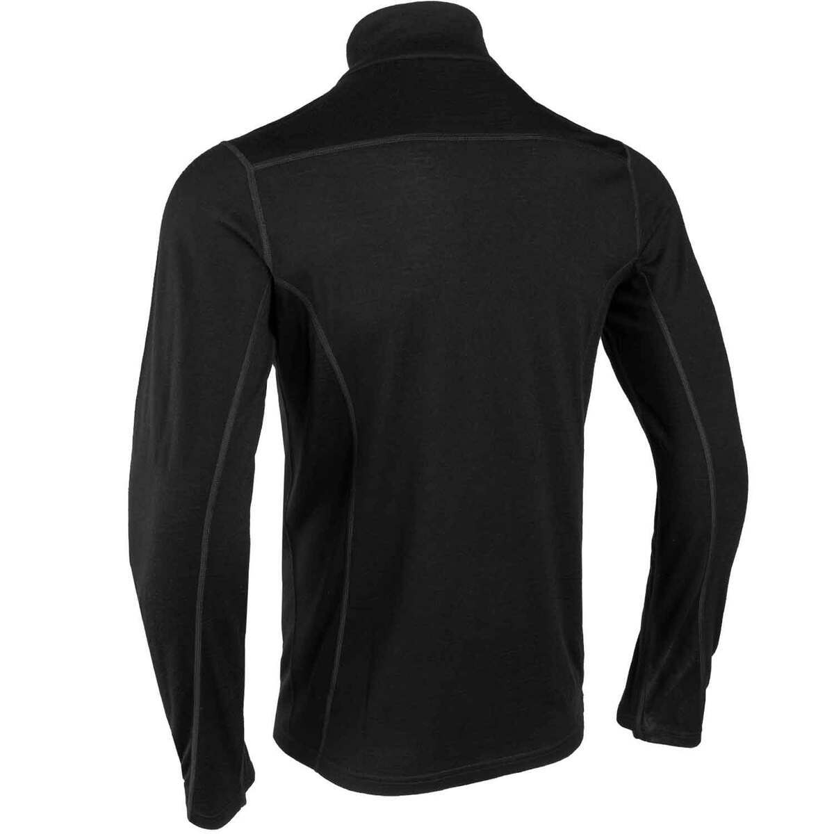 Killik Men's Merino Wool Quarter Zip Long Sleeve Base Layer Shirt Killik Men's Merino Wool Quarter Zip Long Sleeve Base Layer Shirt