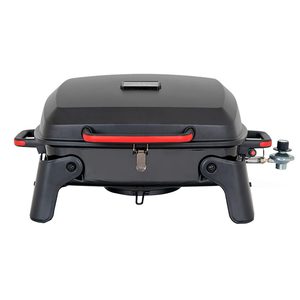 Megamaster Tabletop Propane 1 Burner Grill - Black/Red