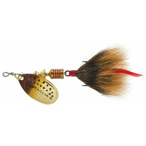 Mepps Aglia Dressed Inline Spinner - Brown Trout/Brown, 1/6oz