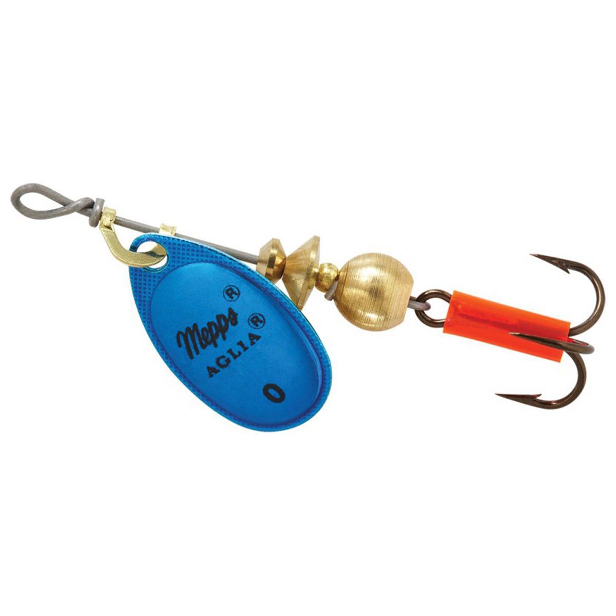 Mepps Aglia Inline Spinner - Blue Platinum, 1/12oz - Blue Platinum 0 Mepps Aglia Inline Spinner - Blue Platinum, 1/12oz - Blue Platinum 0
