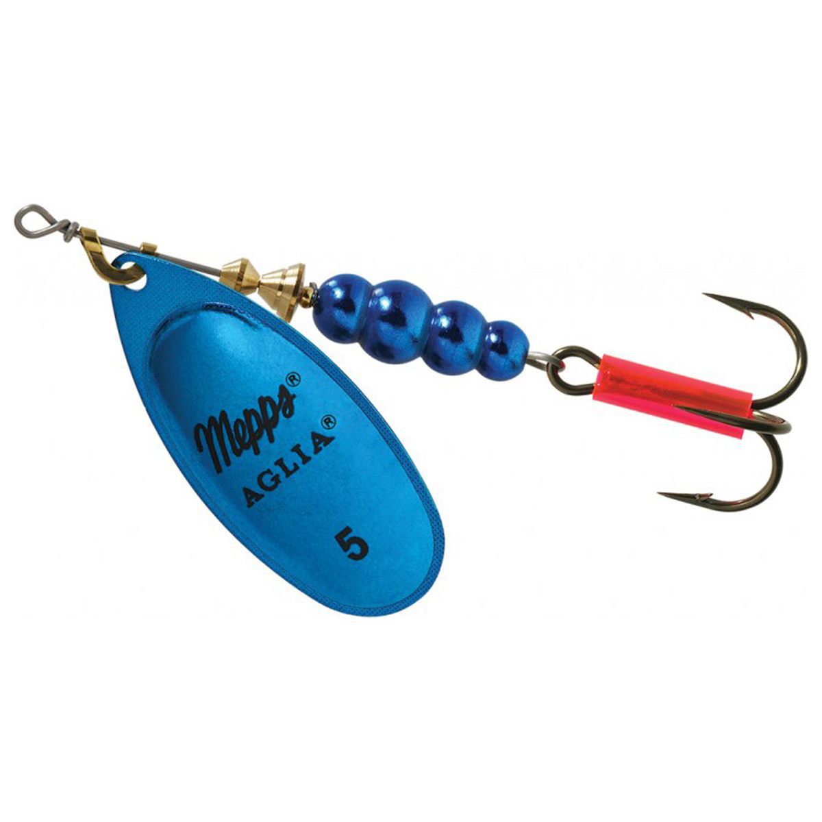 Mepps Aglia Inline Spinner - Blue Platinum, 1/12oz - Blue Platinum 0 Mepps Aglia Inline Spinner - Blue Platinum, 1/12oz - Blue Platinum 0
