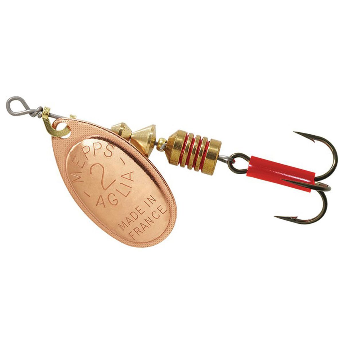 Mepps Aglia Inline Spinner - Copper, 1/4oz - Copper 3 Mepps Aglia Inline Spinner - Copper, 1/4oz - Copper 3