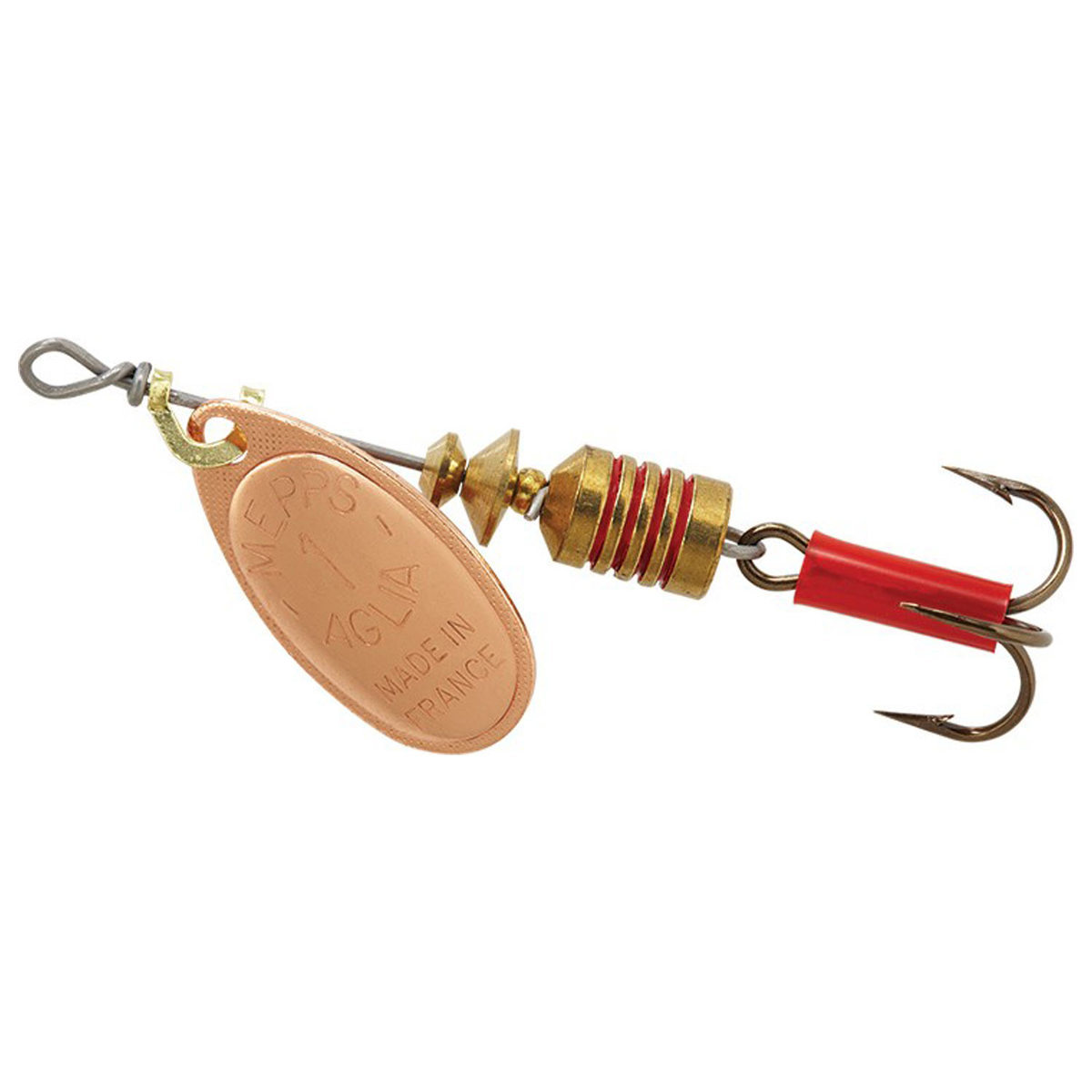 Mepps Aglia Inline Spinner - Copper, 1/4oz - Copper 3 Mepps Aglia Inline Spinner - Copper, 1/4oz - Copper 3