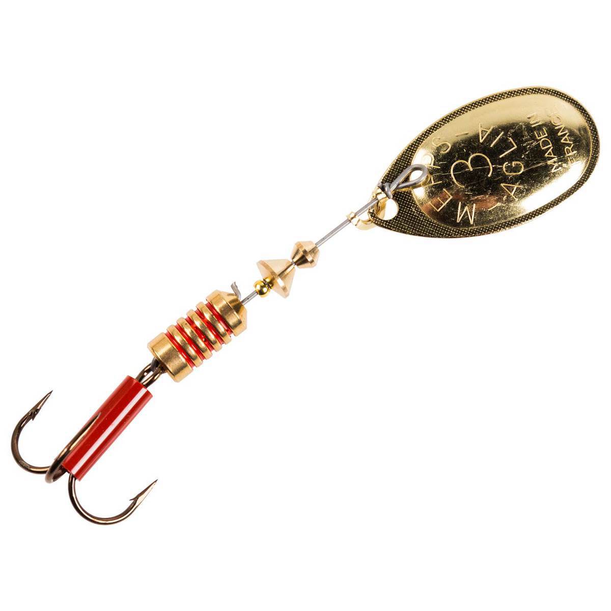 Mepps Aglia Inline Spinner - Gold, 1/3oz - Gold 4 Mepps Aglia Inline Spinner - Gold, 1/3oz - Gold 4