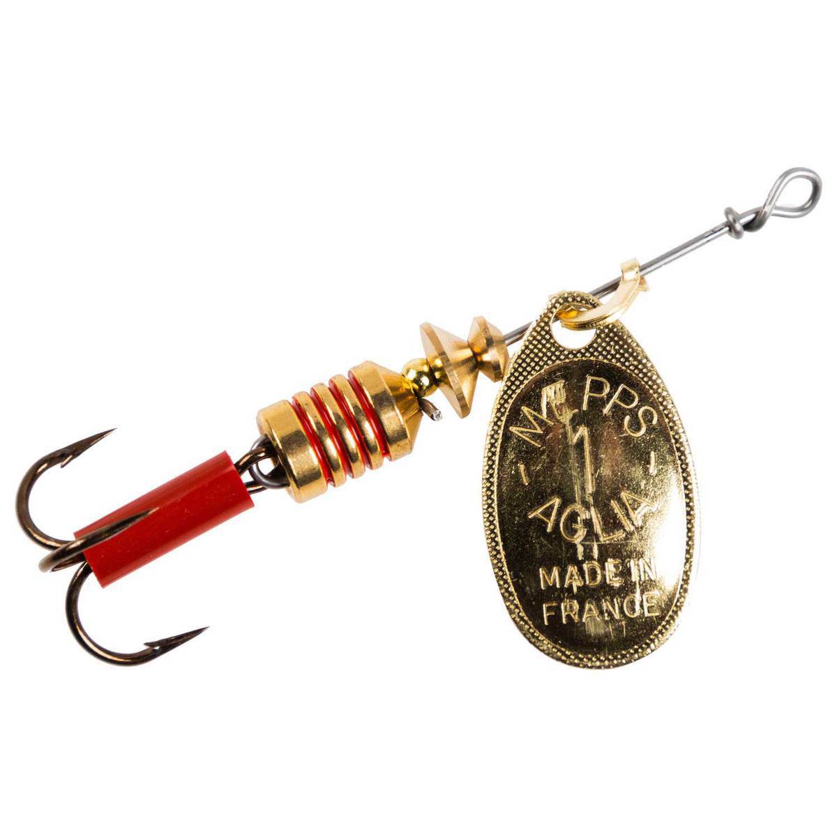 Mepps Aglia Inline Spinner - Gold, 1/3oz - Gold 4 Mepps Aglia Inline Spinner - Gold, 1/3oz - Gold 4