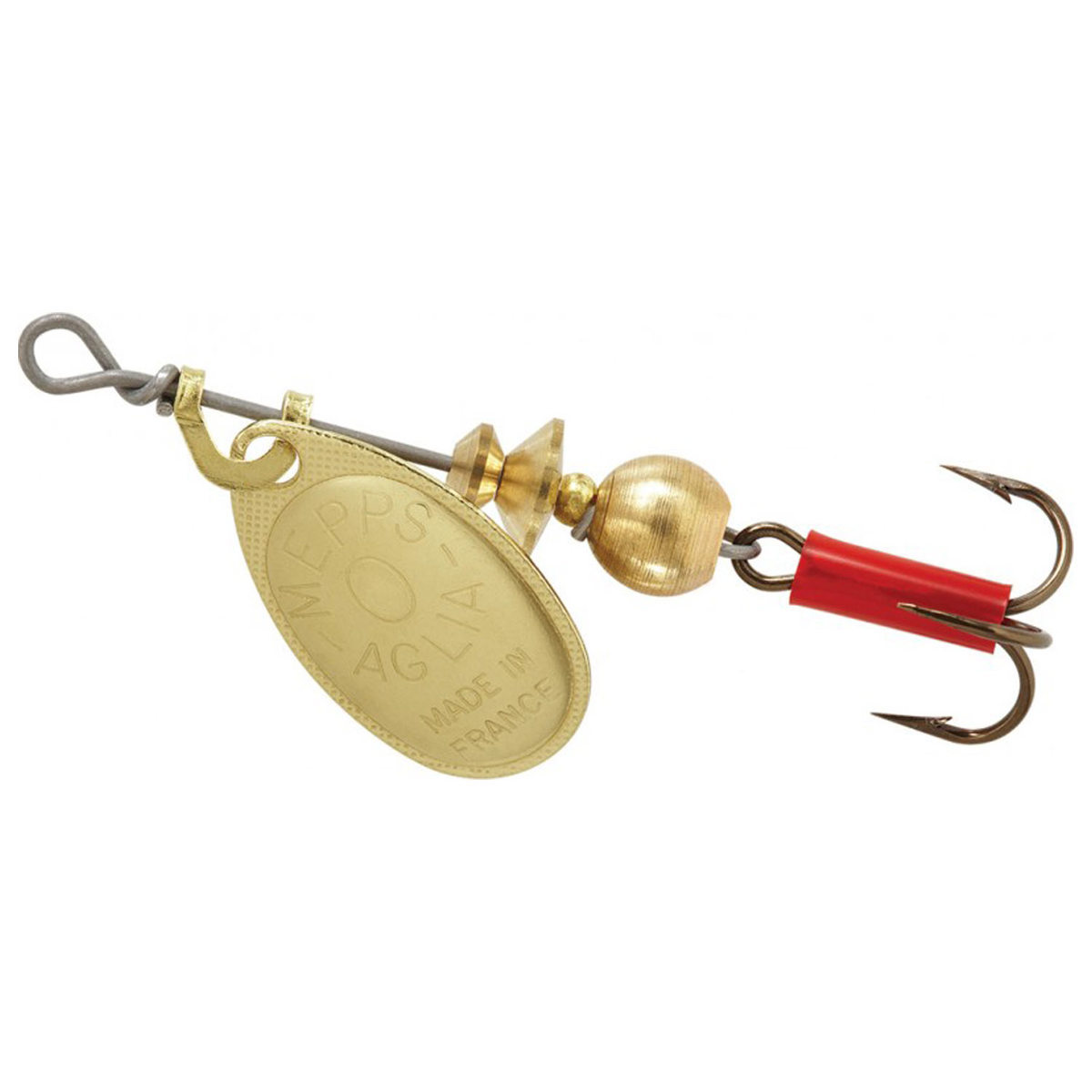 Mepps Aglia Inline Spinner - Green Platinum, 1/4oz - Green Platinum 3 Mepps Aglia Inline Spinner - Green Platinum, 1/4oz - Green Platinum 3