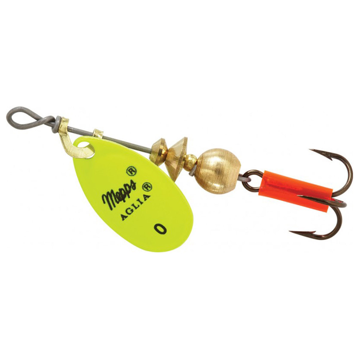 Mepps Aglia Inline Spinner - Hot Chartreuse, 1/6oz - Hot Chartreuse 2 Mepps Aglia Inline Spinner - Hot Chartreuse, 1/6oz - Hot Chartreuse 2
