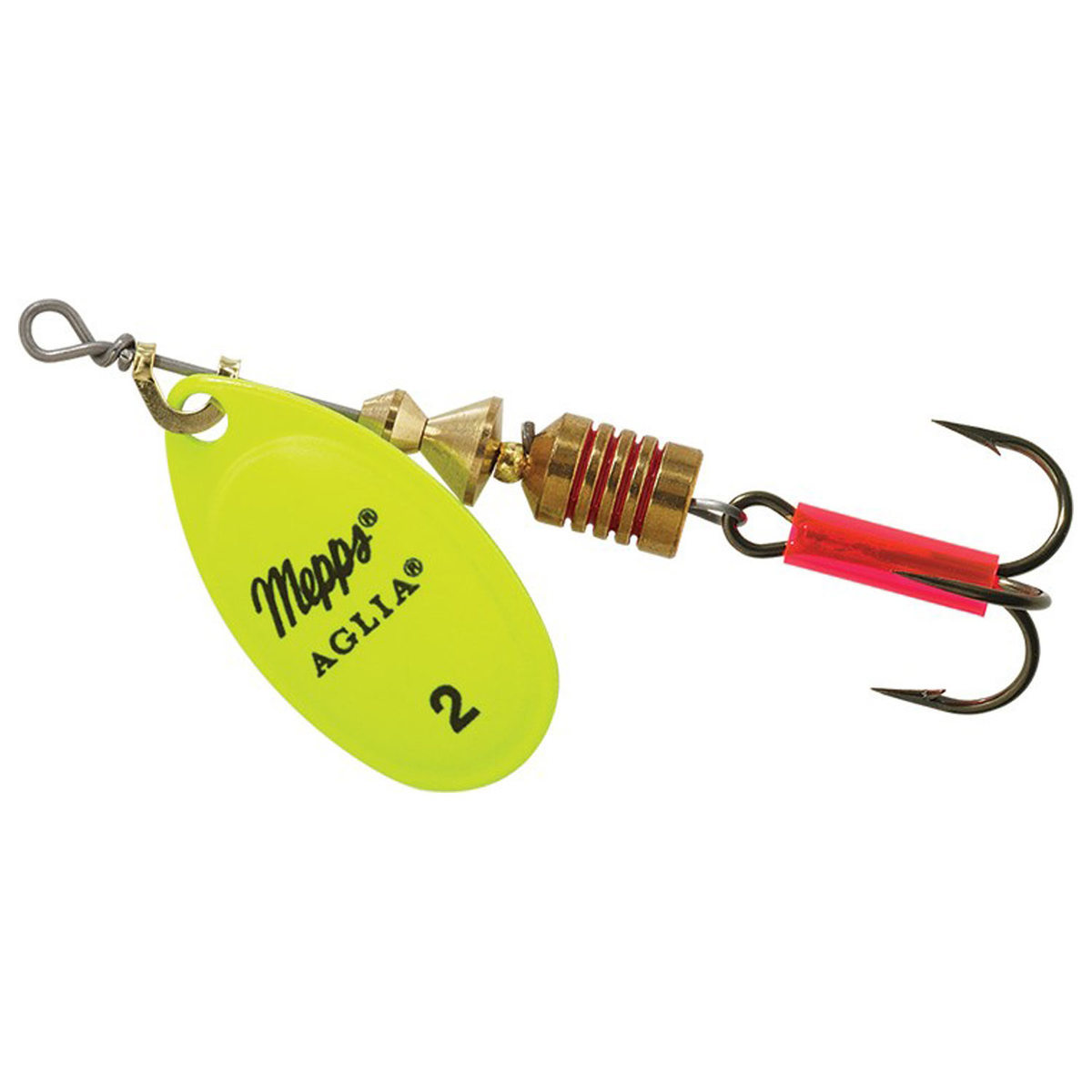 Mepps Aglia Inline Spinner - Hot Chartreuse, 1/2oz | Sportsman's Warehouse