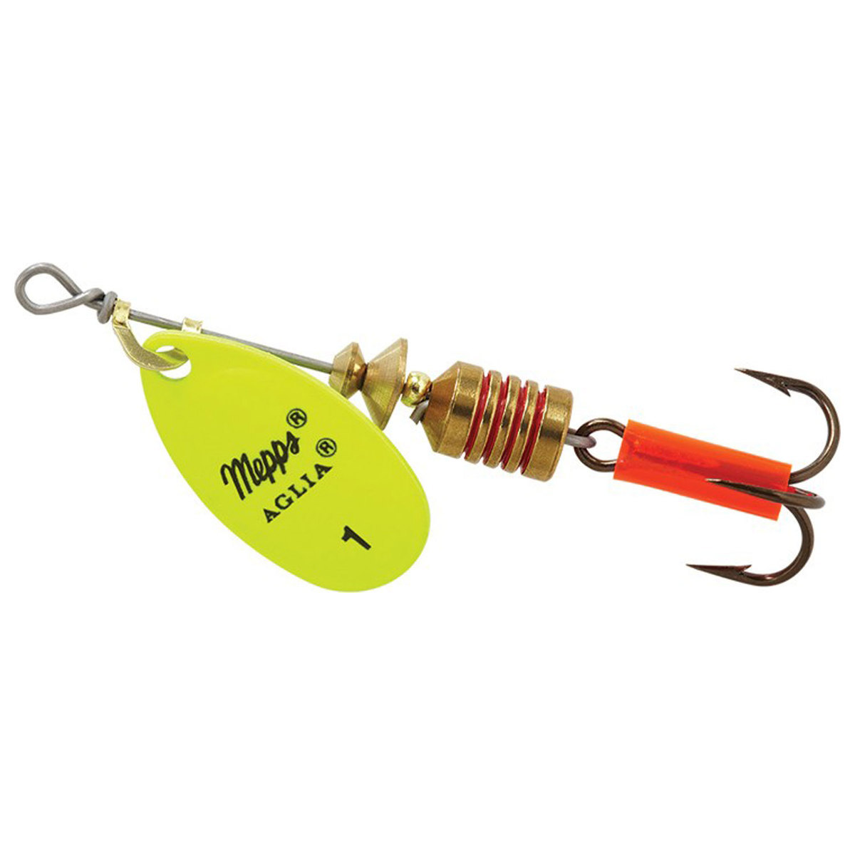 Mepps Aglia Inline Spinner - Hot Chartreuse, 1/6oz - Hot Chartreuse 2 Mepps Aglia Inline Spinner - Hot Chartreuse, 1/6oz - Hot Chartreuse 2
