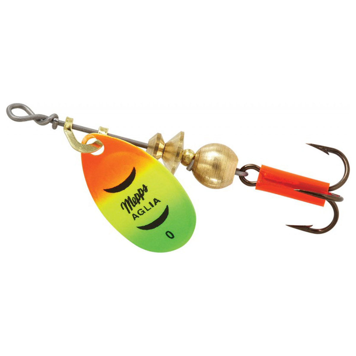 Mepps Aglia Inline Spinner - Hot Fire Tiger, 1/2oz - Hot Fire Tiger 5 Mepps Aglia Inline Spinner - Hot Fire Tiger, 1/2oz - Hot Fire Tiger 5
