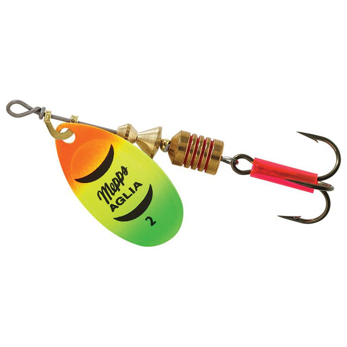 Mepps Aglia Inline Spinner - Hot Fire Tiger, 1/2oz - Hot Fire Tiger 5 Mepps Aglia Inline Spinner - Hot Fire Tiger, 1/2oz - Hot Fire Tiger 5