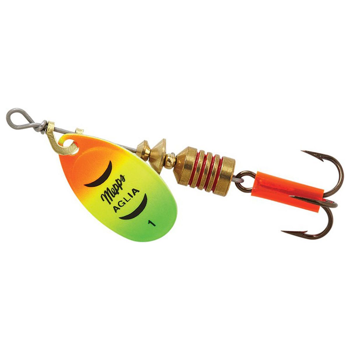 Mepps Aglia Inline Spinner - Hot Fire Tiger, 1/12oz | Sportsman's Warehouse