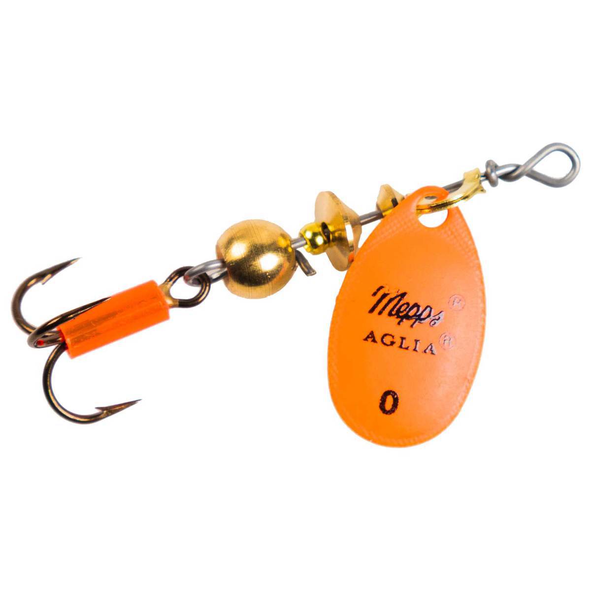Mepps Aglia Inline Spinner - Hot Orange, 1/6oz - Hot Orange 2 Mepps Aglia Inline Spinner - Hot Orange, 1/6oz - Hot Orange 2