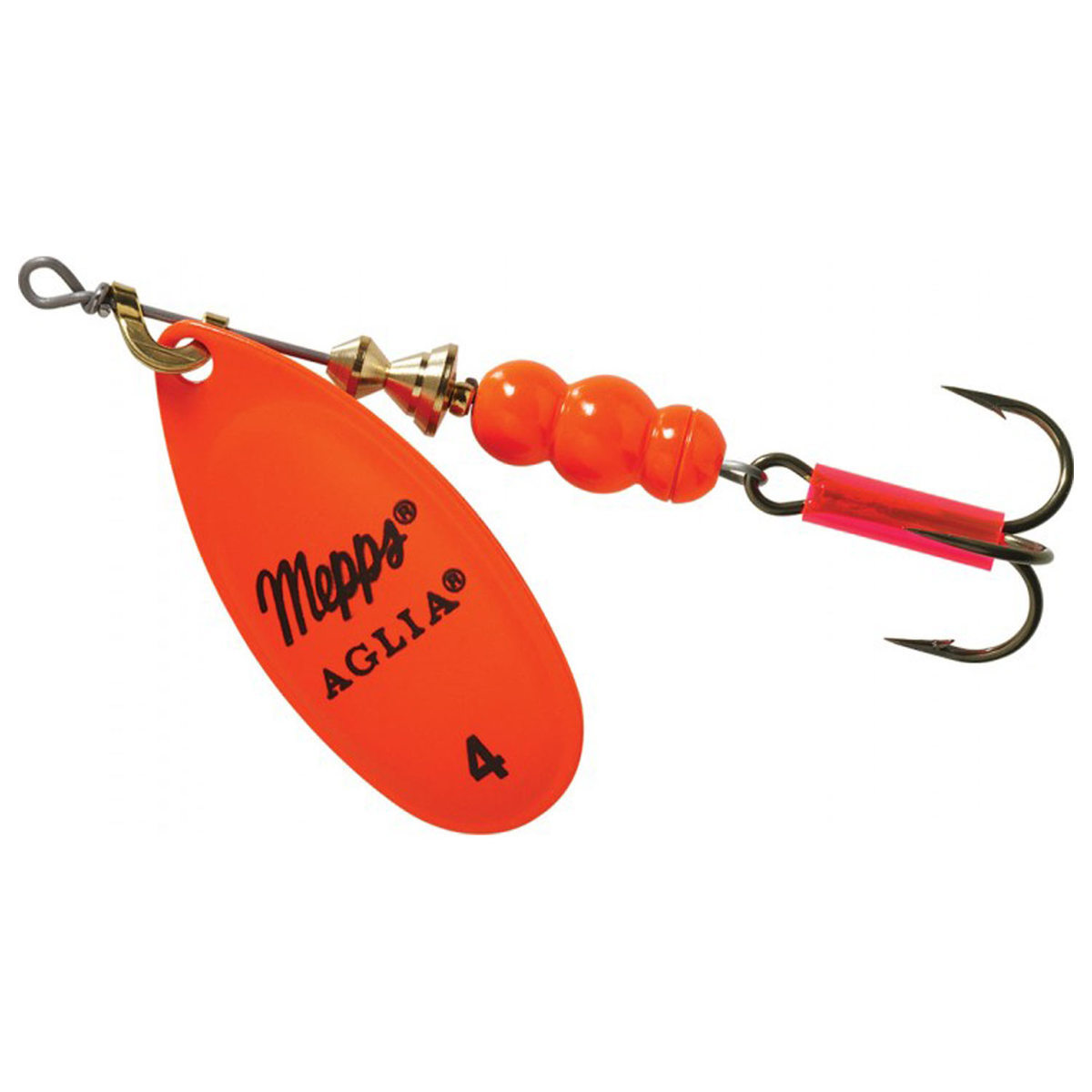 Mepps Aglia Inline Spinner - Hot Orange, 1/6oz - Hot Orange 2 Mepps Aglia Inline Spinner - Hot Orange, 1/6oz - Hot Orange 2