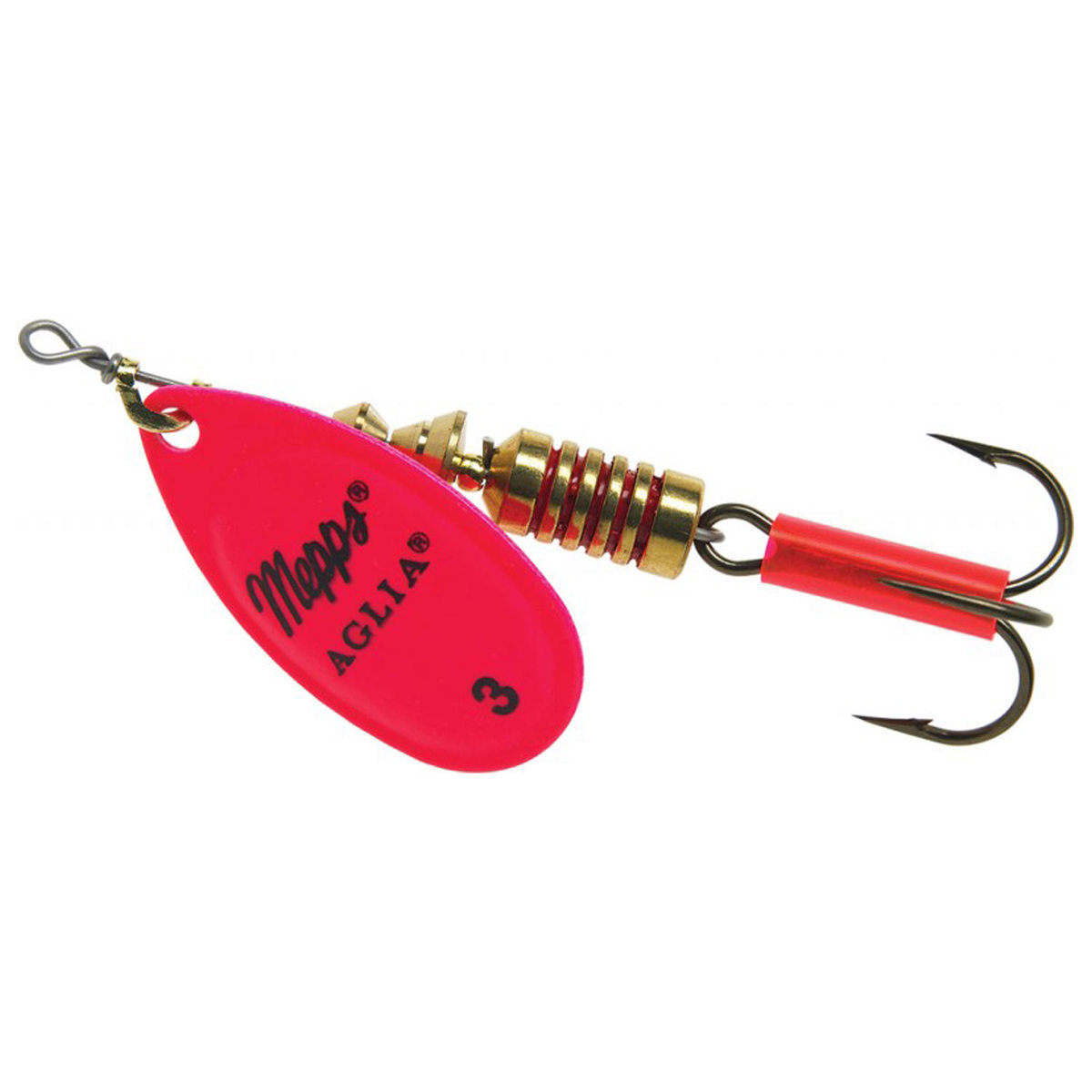 Mepps Aglia Inline Spinner - Hot Pink, 1/4oz - Hot Pink 3 Mepps Aglia Inline Spinner - Hot Pink, 1/4oz - Hot Pink 3