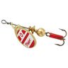 Mepps Aglia In Line Spinner - Red w/White, 1/3oz - Red w/White 4