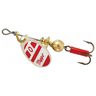 Mepps Aglia In Line Spinner - Red w/White, 1/3oz - Red w/White 4
