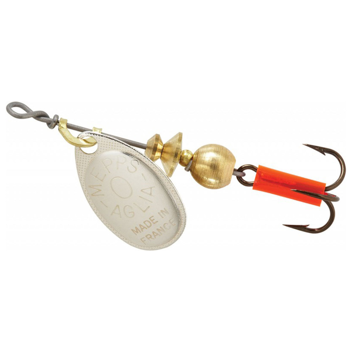 Mepps Aglia Inline Spinner - Silver, 1/8oz - Silver 1 Mepps Aglia Inline Spinner - Silver, 1/8oz - Silver 1